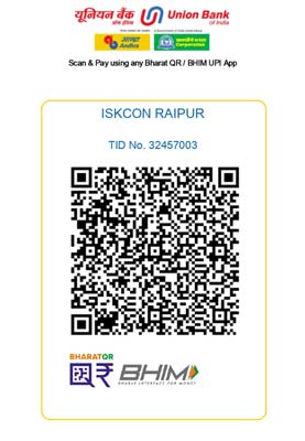 Pay With QR ISKCON RAIPUR